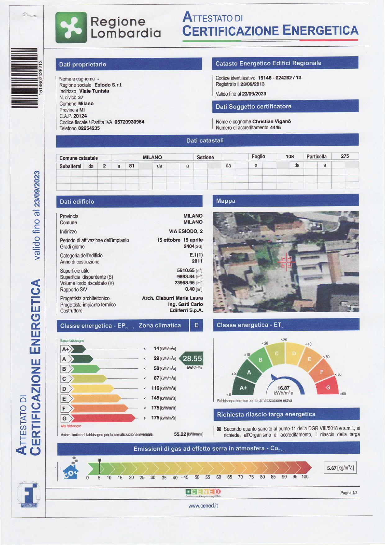 Residenza Esiodo - Classe energetica Appartamenti - Precotto vendita appartamenti precotto