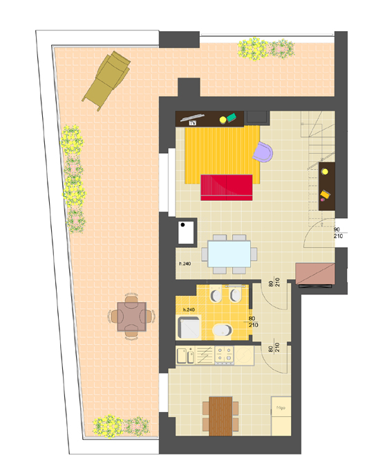 Attico in promozione - precotto Attico in promozione - Residenza Esiodo - Precotto