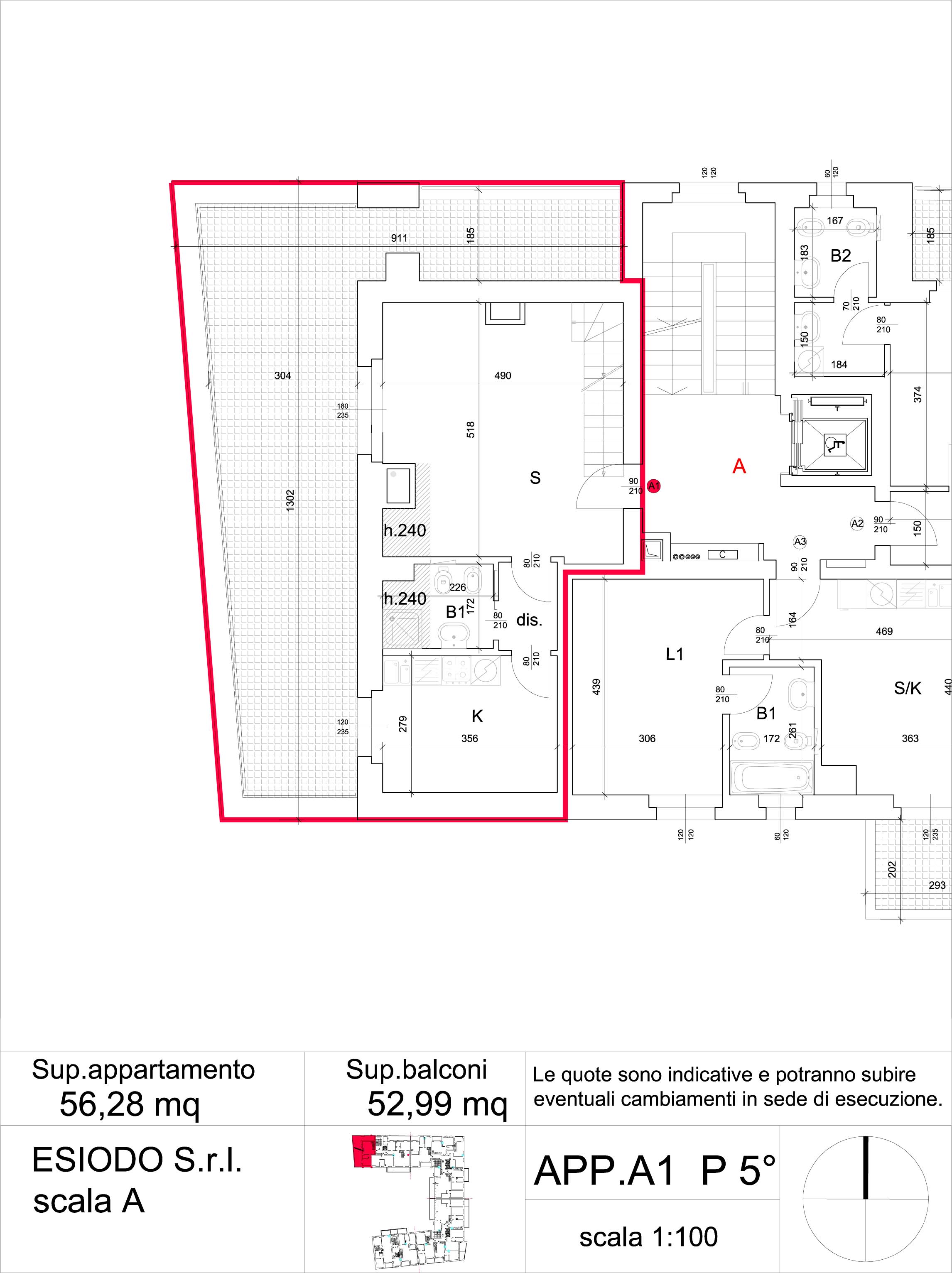 attico nuova costruzione residenza esiodo precotto