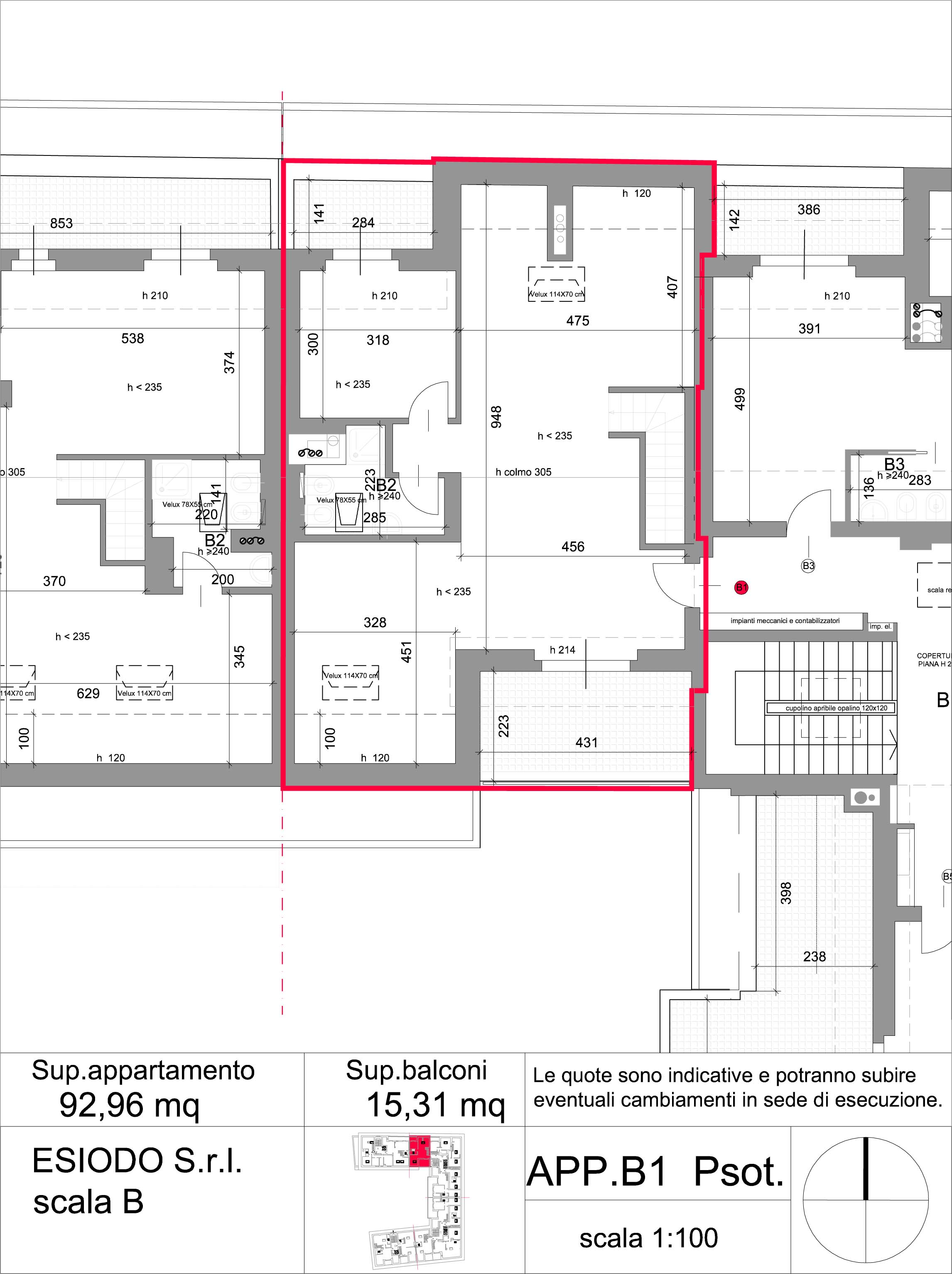 attico nuova costruzione residenza esiodo precotto