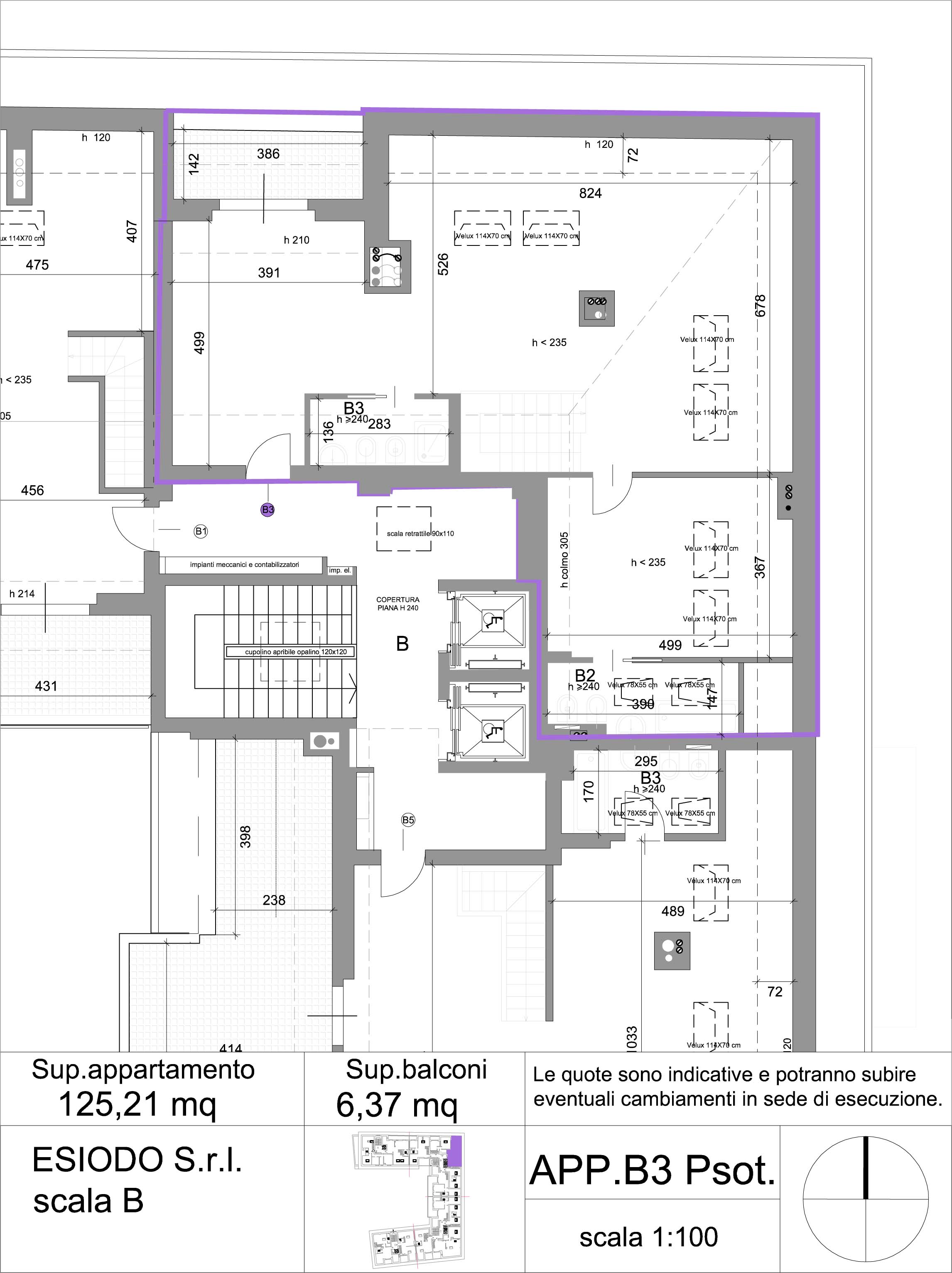 attico nuova costruzione residenza esiodo precotto