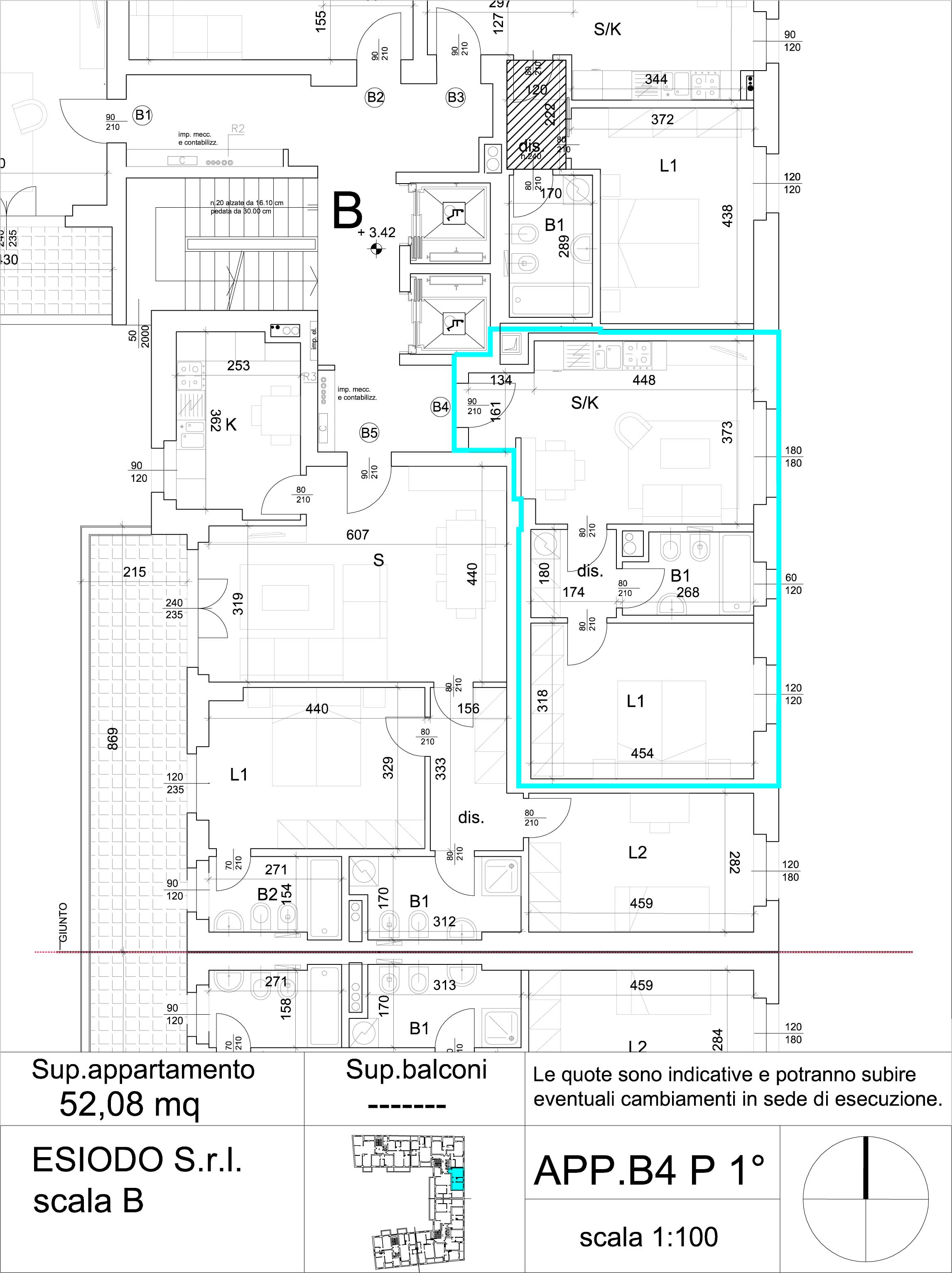 bilocale - Residenza esiodo -  appartamenti precotto