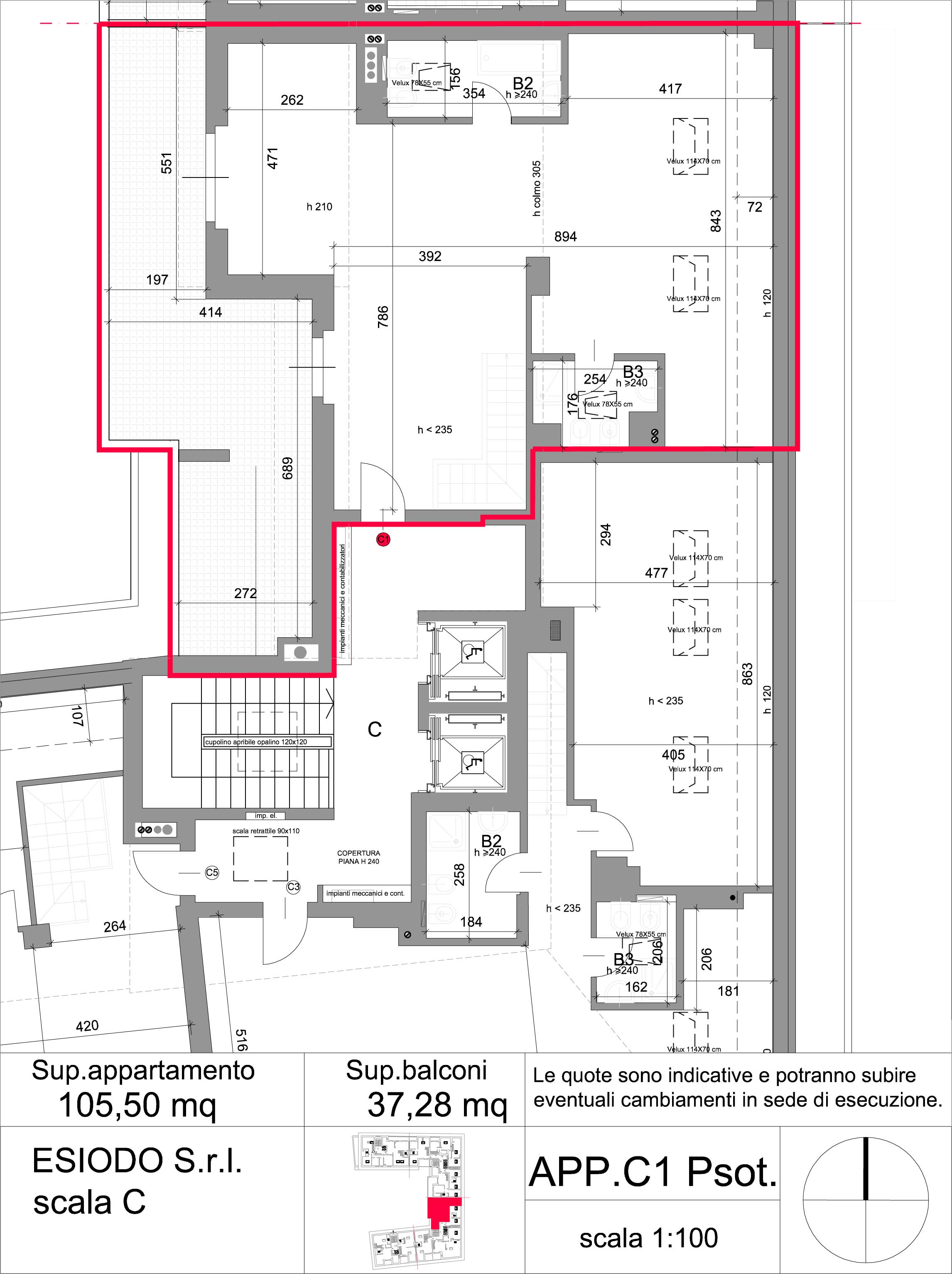 attico nuova costruzione residenza esiodo precotto