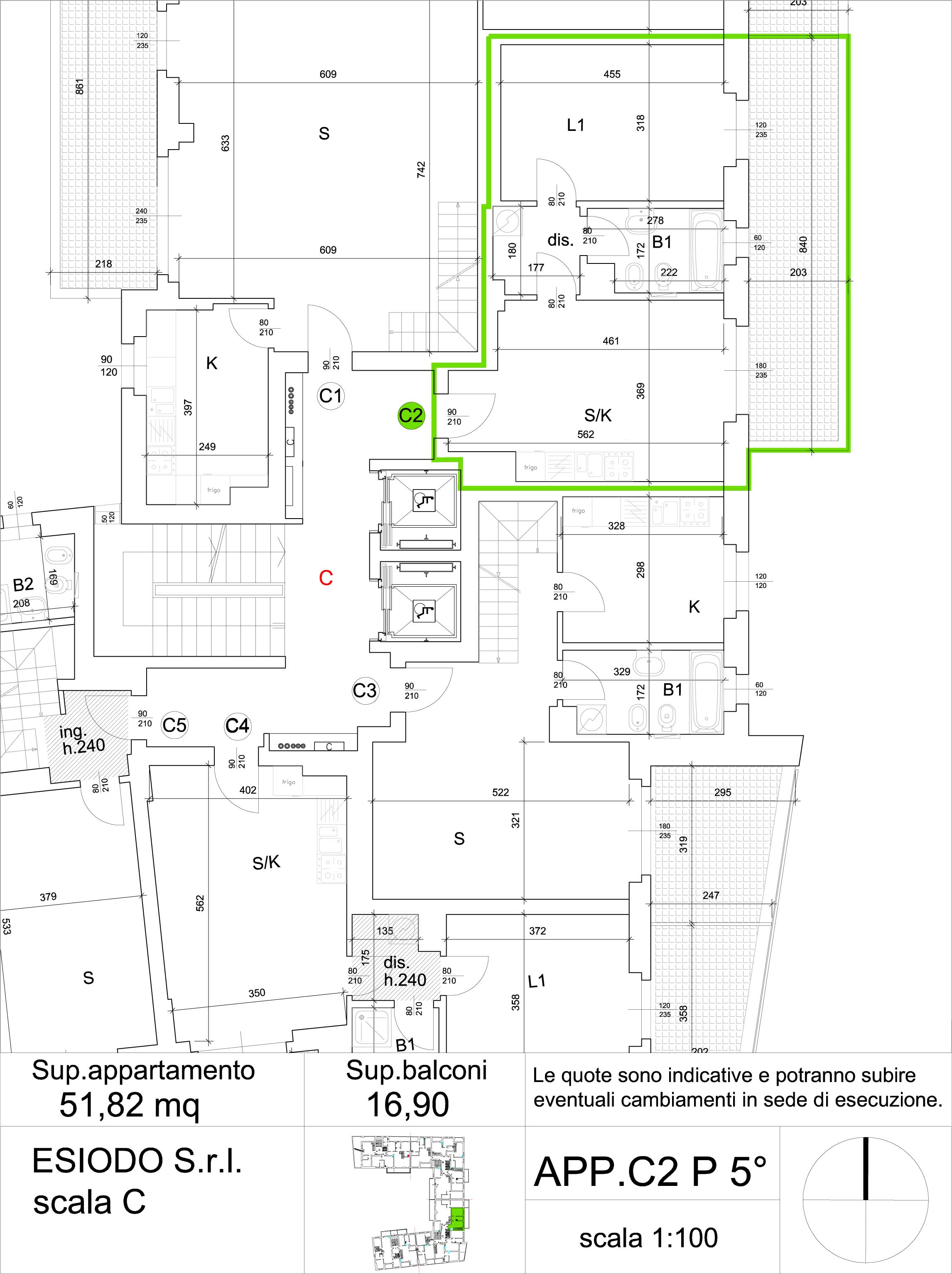 bilocale - Residenza esiodo -  appartamenti precotto