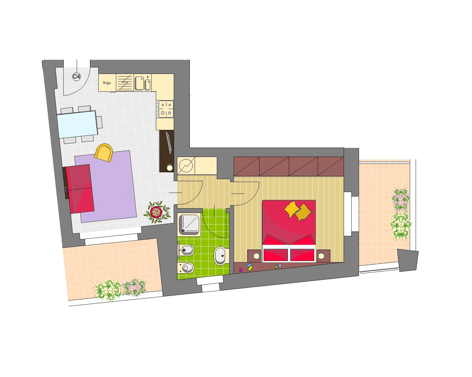 bilocale - Residenza Esiodo - Precotto vendita bilocali precotto