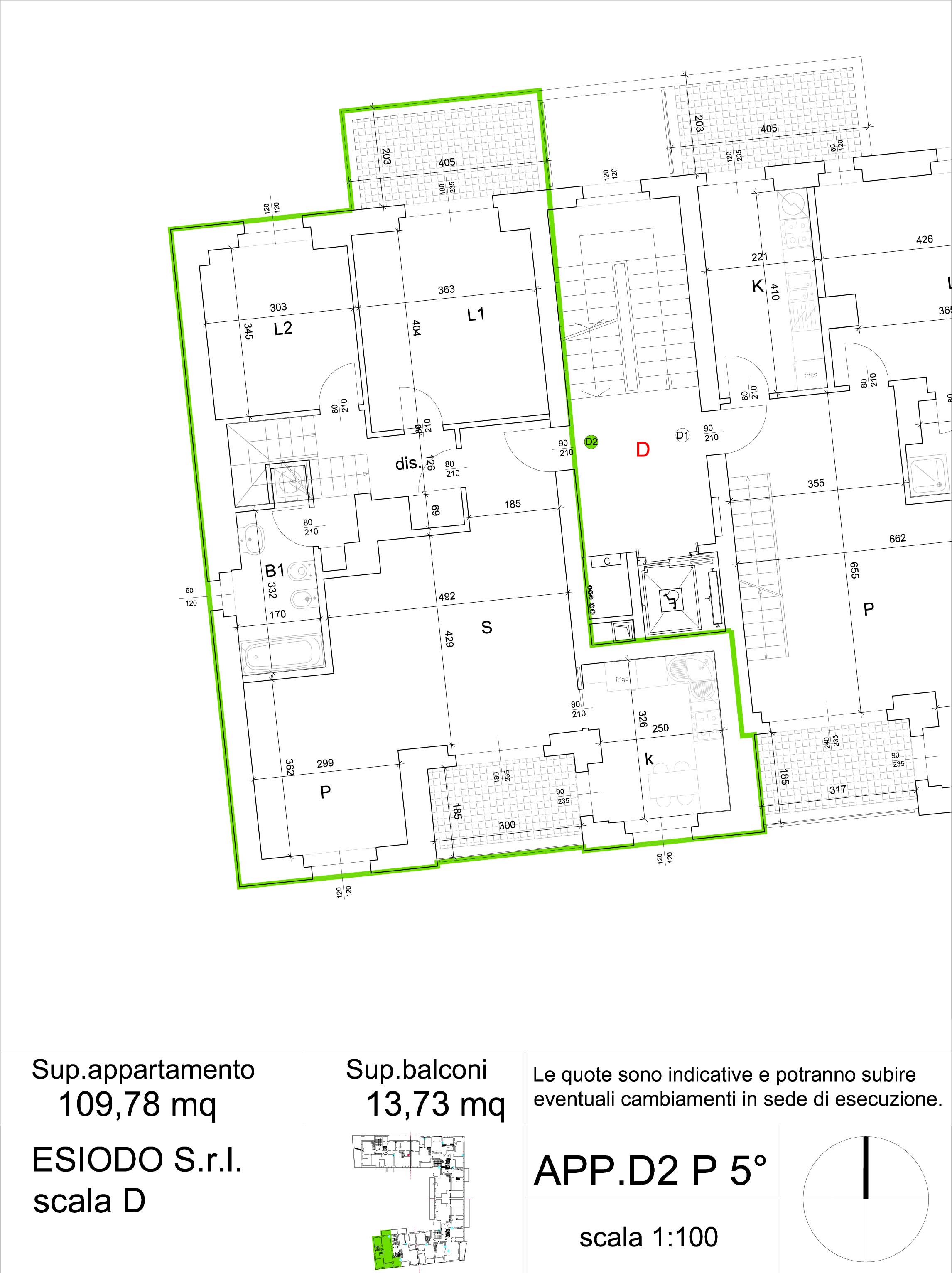 attico nuova costruzione residenza esiodo precotto