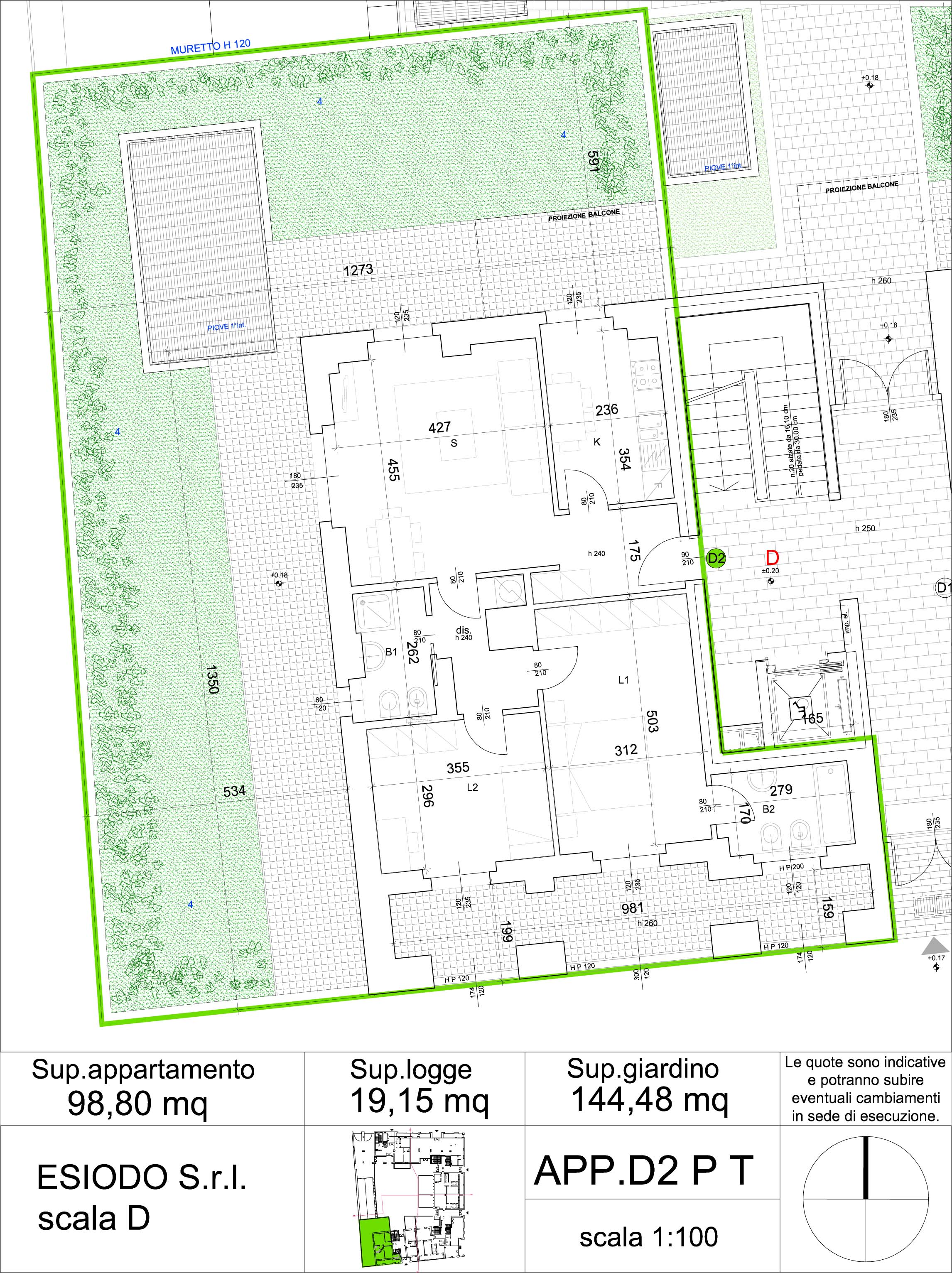 trilocale - Residenza esiodo -  appartamenti precotto