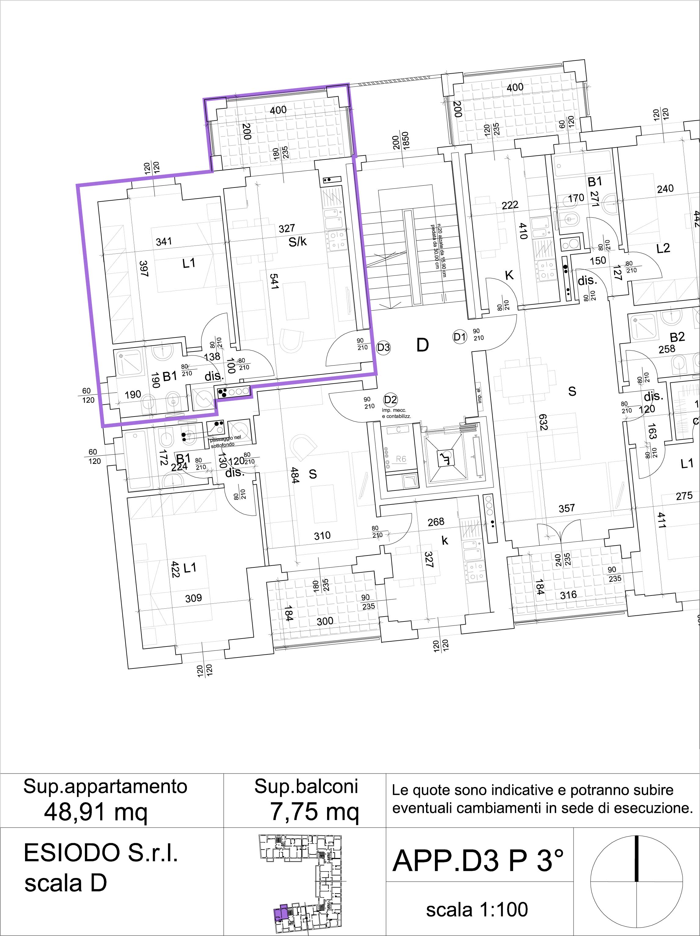 bilocale - Residenza esiodo -  appartamenti precotto