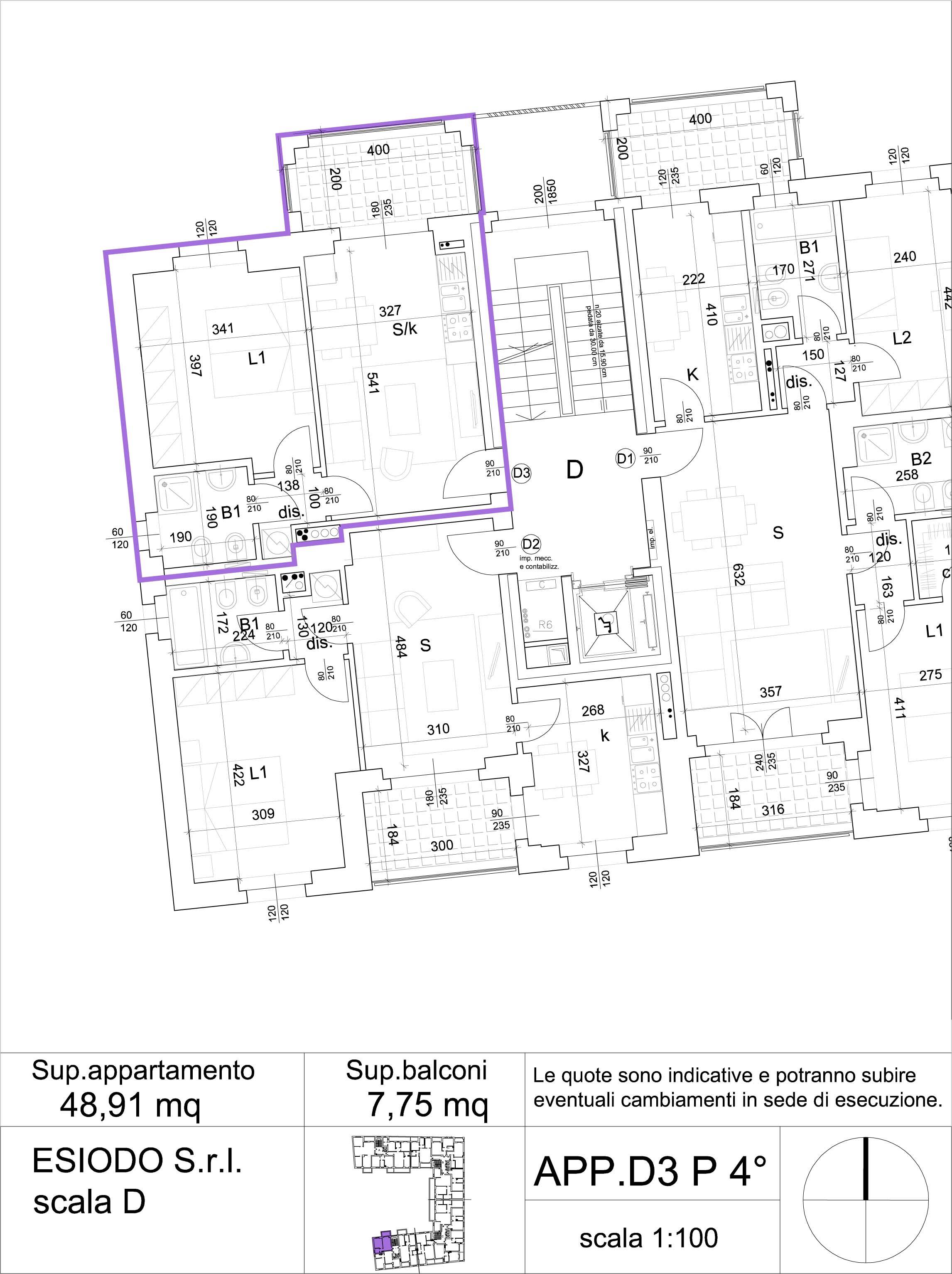 bilocale - Residenza esiodo -  appartamenti precotto