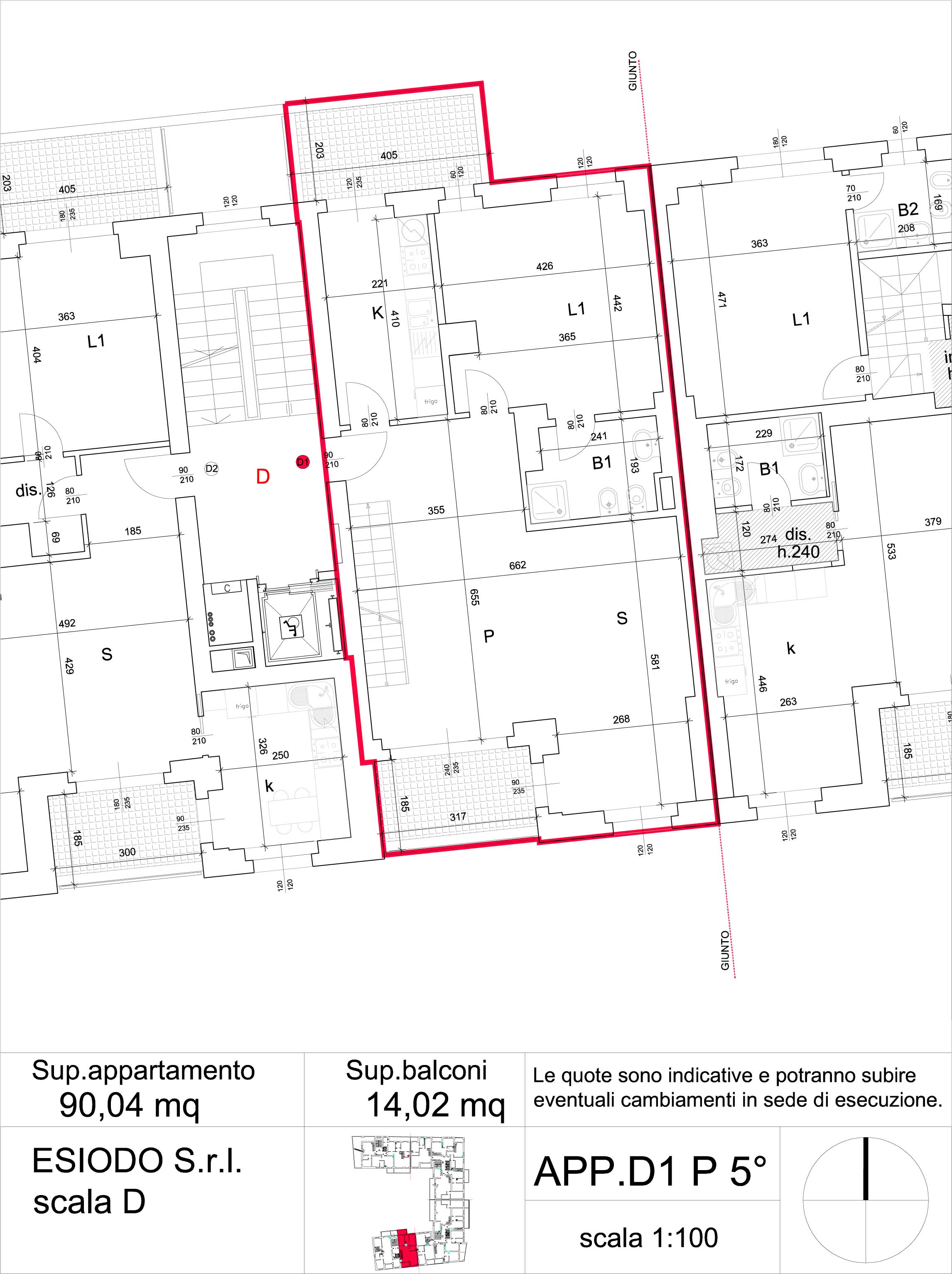 attico nuova costruzione residenza esiodo precotto