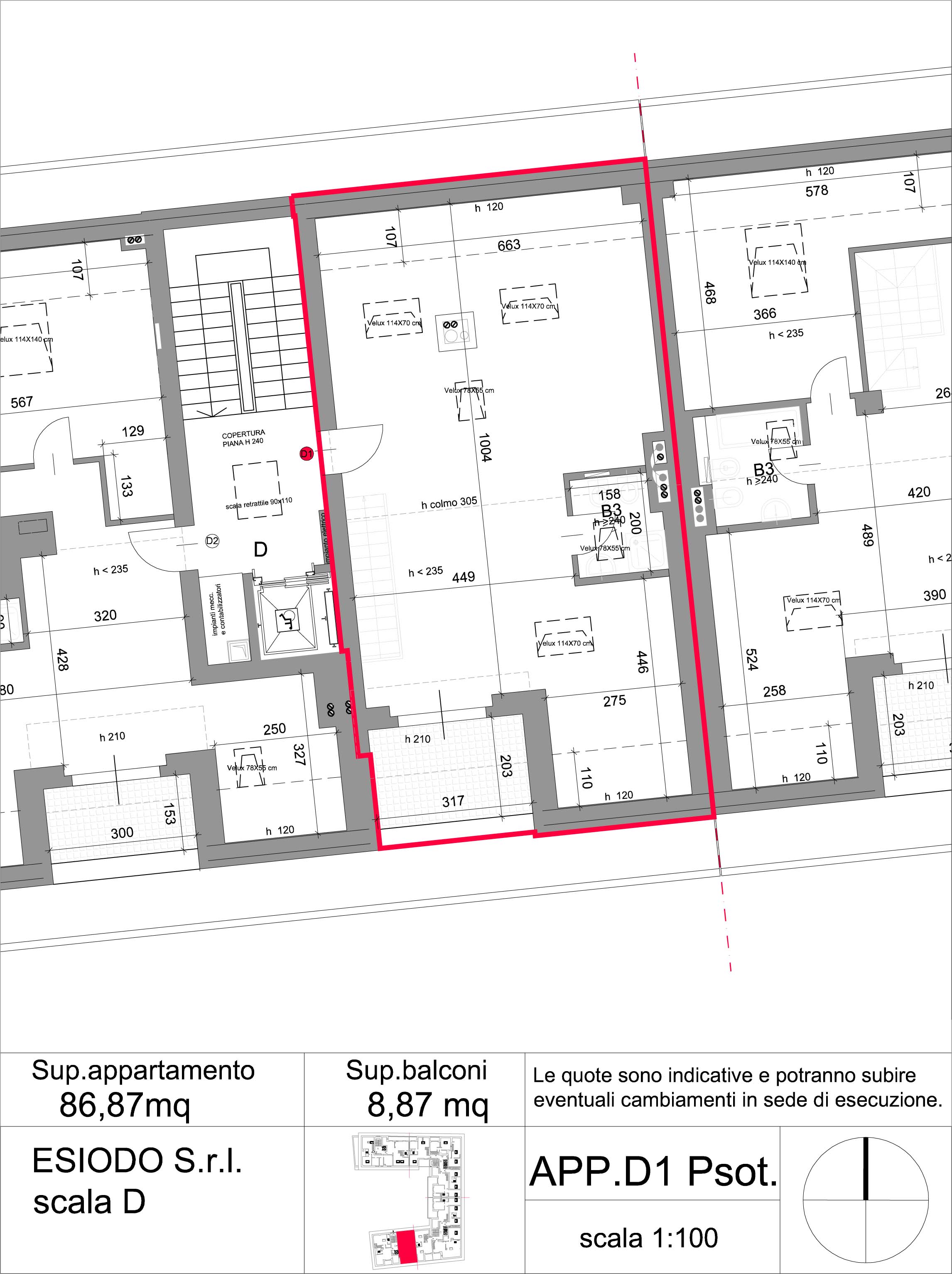 attico nuova costruzione residenza esiodo precotto